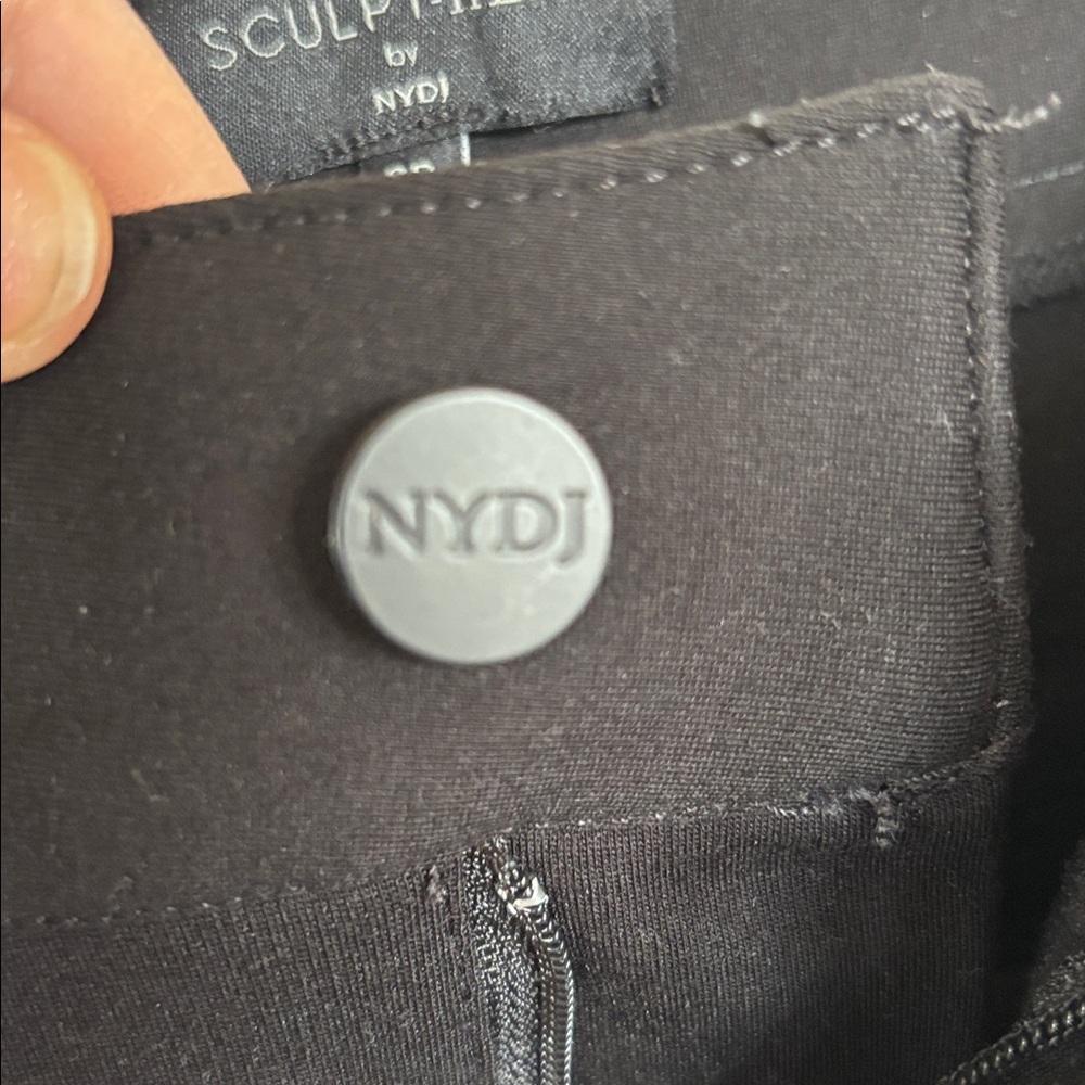 NYDJ Black classic trouser pant with  Sculpt Her technology 8P - Picture 4 of 8